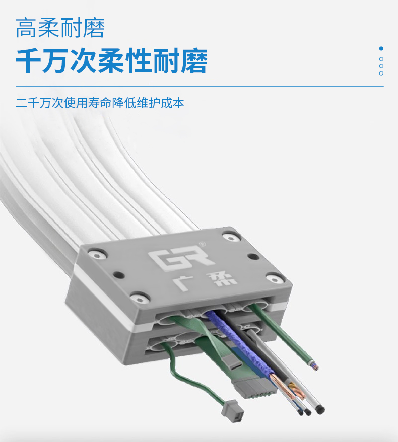  高柔性Flexible Drag Chain 闭口式无尘拖链可以耐折弯2千万次